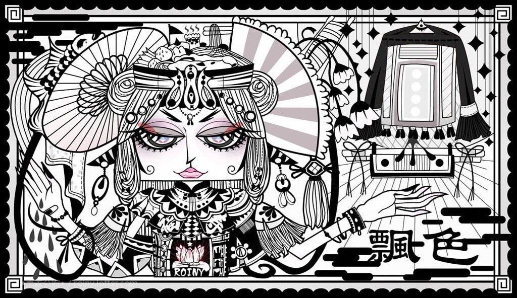 2013毕业设计主题图《飘色》|插画|艺术插画|roiny_art - 原创作品