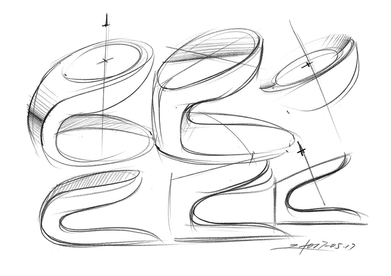 2017产品设计手绘5月一日一画