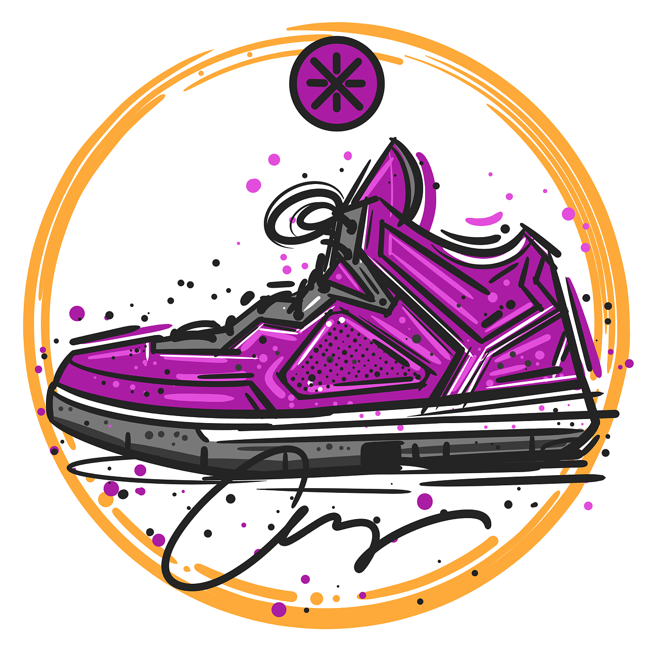 【致敬德怀恩·韦德】韦德之道正代球鞋手绘系列.