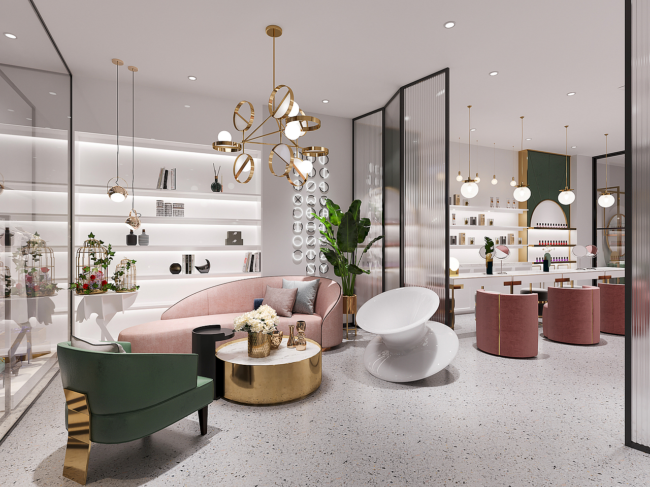 现代时尚美甲美发服装生活馆（图ZMTY0NzI2MzYw） - 家装设计 - 站酷设计师SAMU丨STUDIO原创素材 - 站酷ZCOOL