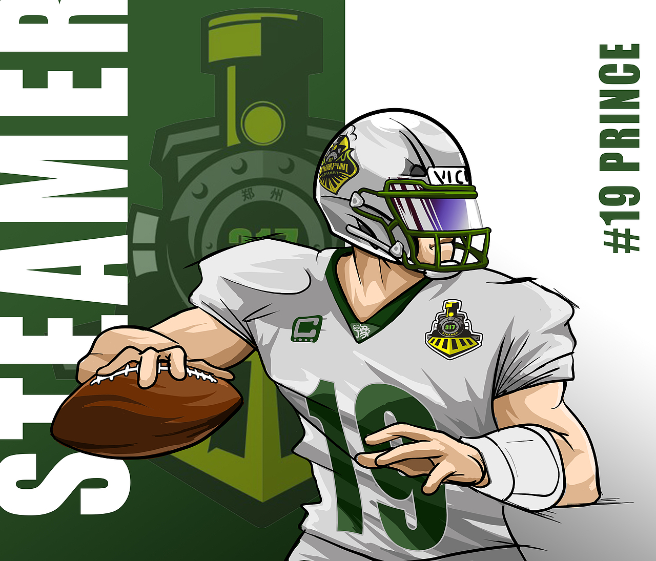 橄榄球卡通人物忘记第几了