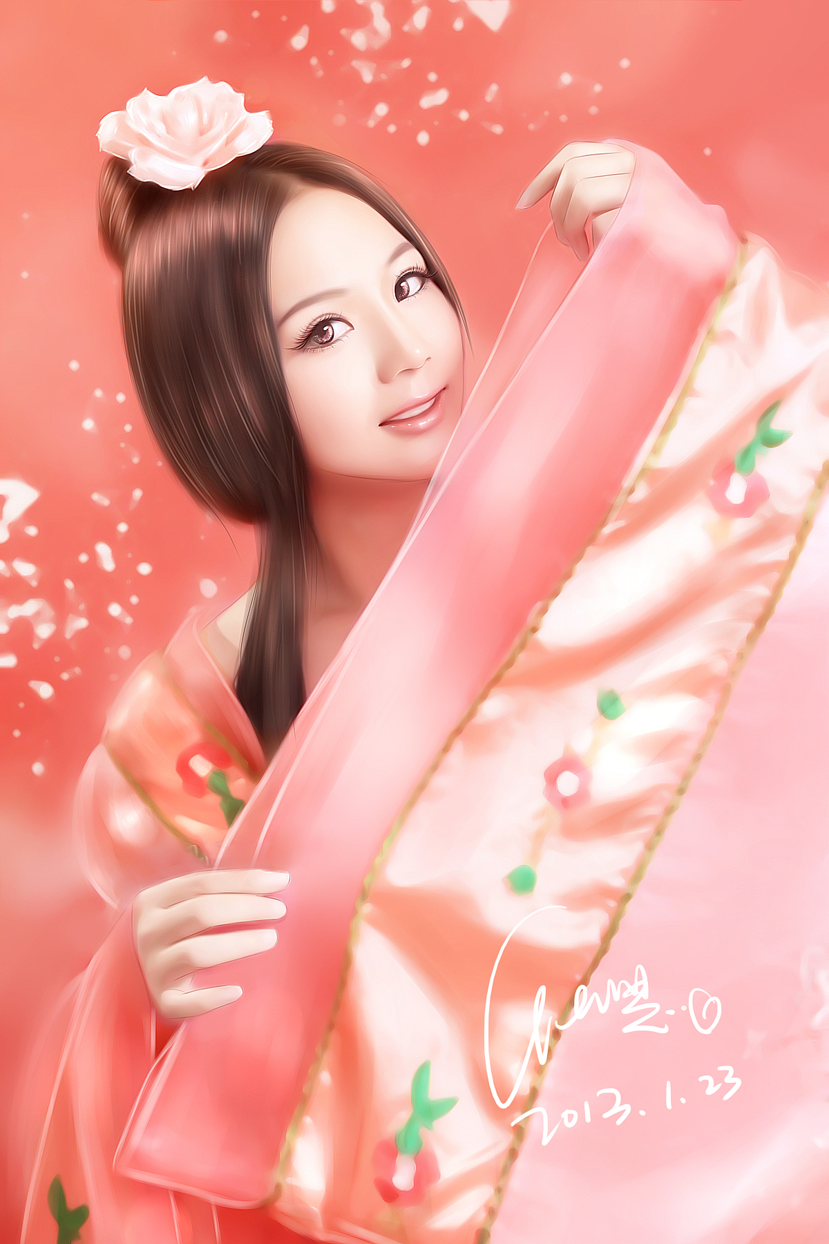 古装美女（图ZODEzMzM1Ng==） - 创作习作 - 站酷设计师俺素佳慧昂原创素材 - 站酷ZCOOL