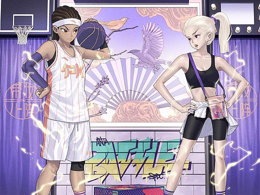 女子力量(个人主页-ZNDU0Mzk5Mjg=) - 新锐潮流插画 - 站酷设计师安贤杰啊原创素材 - 站酷ZCOOL