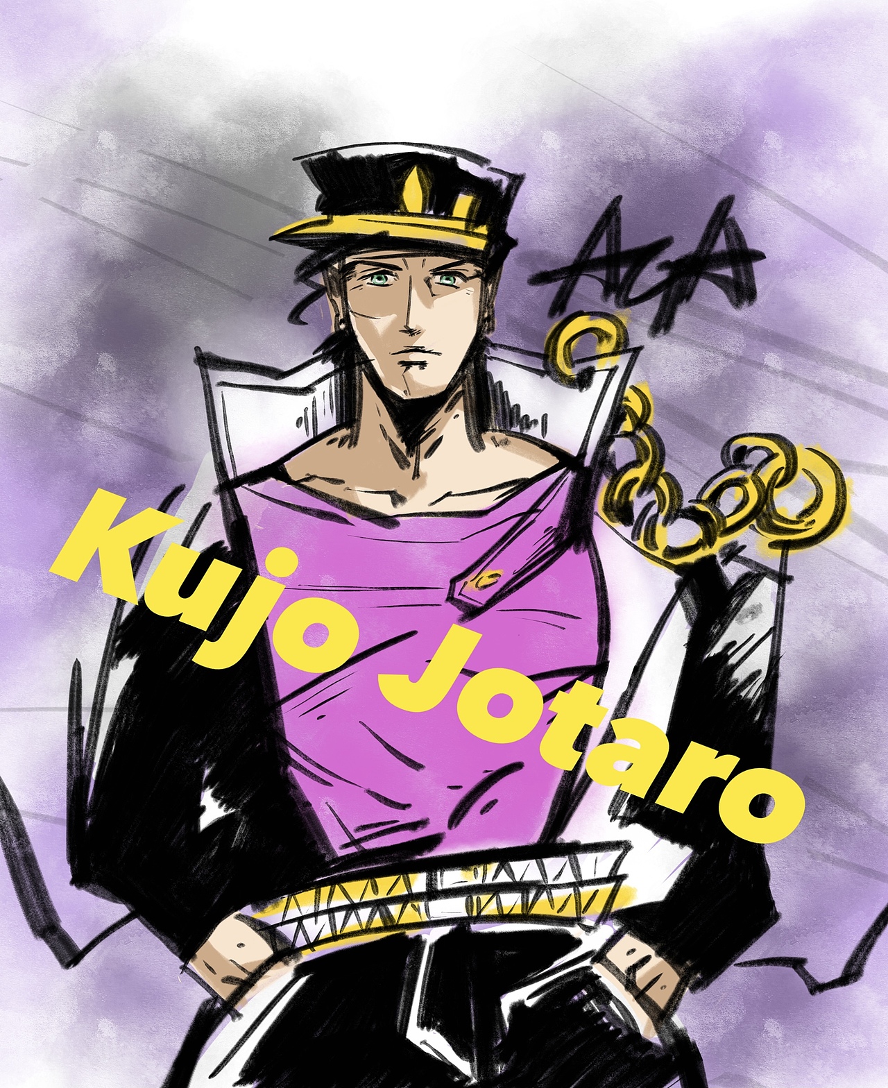 最近的练习,原创头像和临摹的Jo太郎