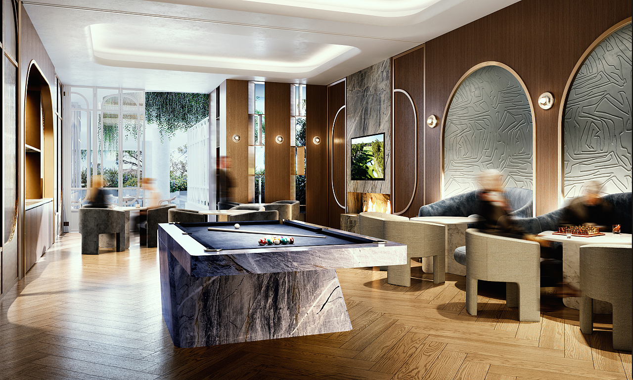 新装饰主义风格老年会所