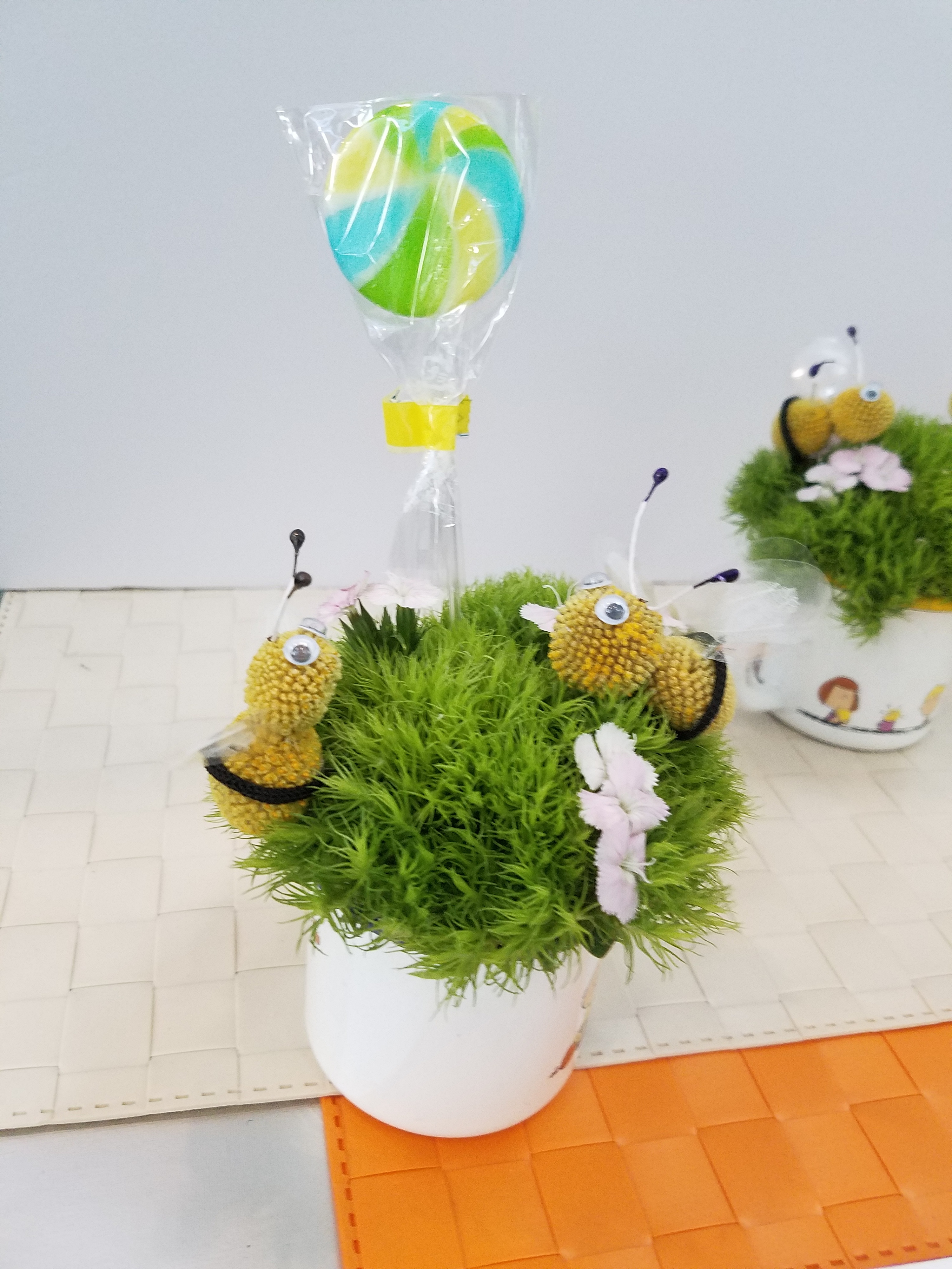 蜜约美术花艺工作室-少儿花艺作品