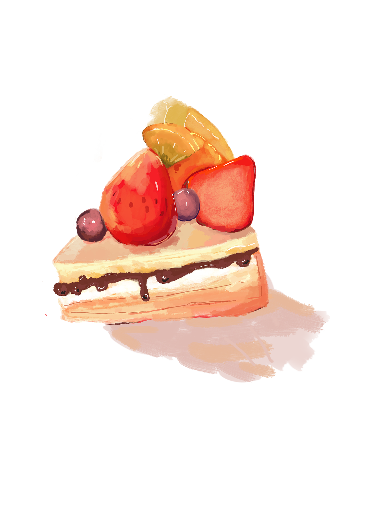 练习|插画|商业插画|喜马拉雅山的猴子 - 原创作