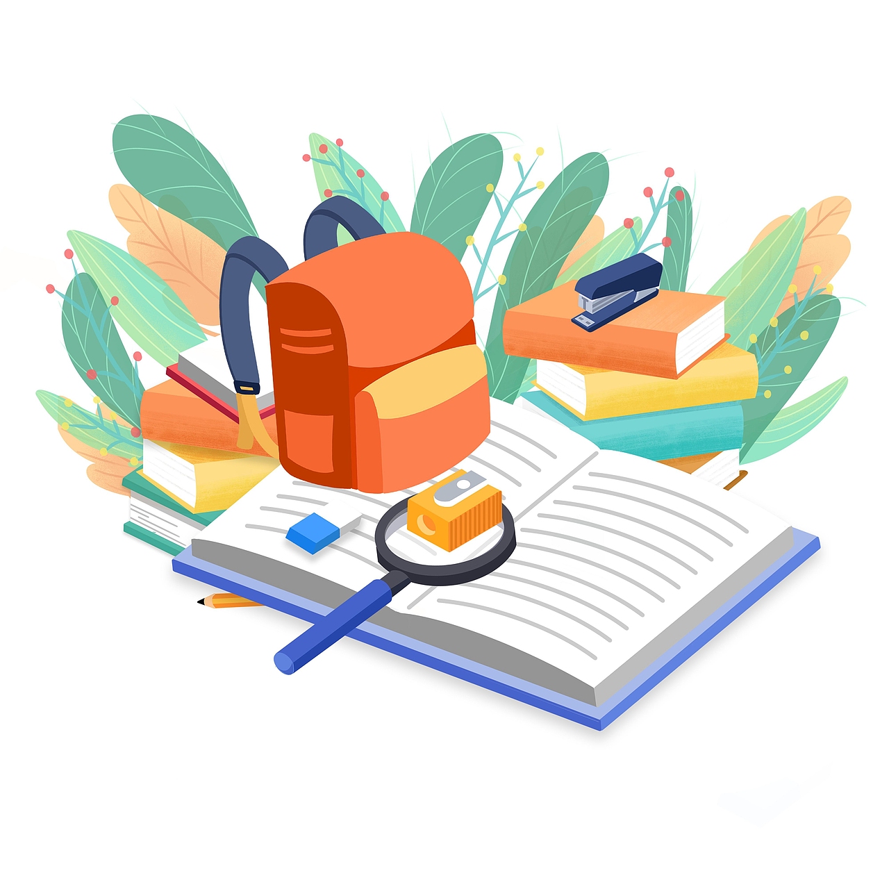 开学季（图ZMjg3NzE0NTEy） - 创作习作 - 站酷设计师byaa原创素材 - 站酷ZCOOL