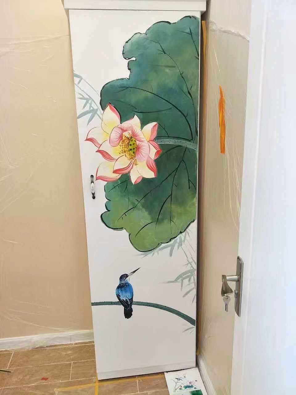 家具彩绘（图ZNzgyOTMwNTY=） - 新锐潮流插画 - 站酷设计师青岛绘美手绘壁画原创素材 - 站酷ZCOOL