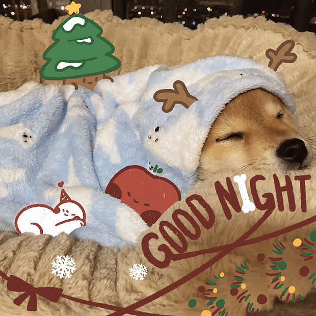 圣诞小狗和小狗毛毛虫（图ZMzI1NzE1OTY0） - 创作习作 - 站酷设计师HAOEYA原创素材 - 站酷ZCOOL