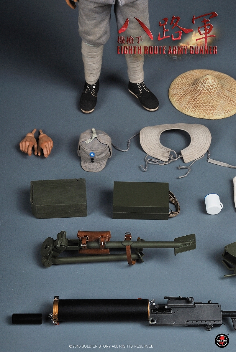 soldierstory新品：1/6 WWII - 八路军机鎗手（图ZMTExMDA0OTU2） - 手办/模玩 - 站酷设计师SoldierStory原创素材 - 站酷ZCOOL