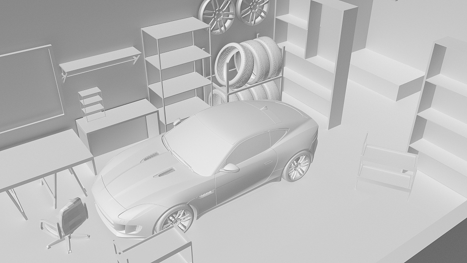 Auto repair shop 概念设计（图ZMjA2MTQyNjg0） - 概念设定 - 站酷设计师马祖超原创素材 - 站酷ZCOOL