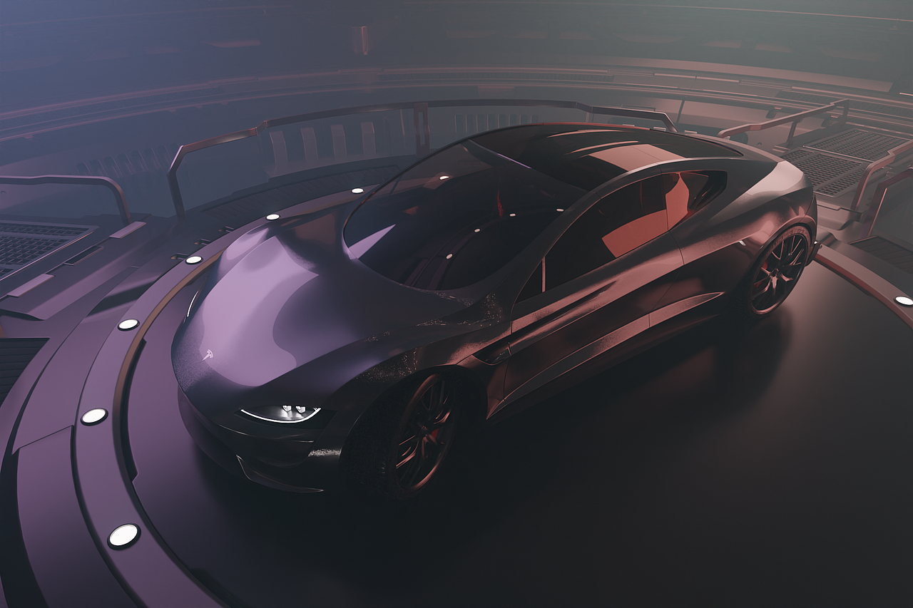 特斯拉汽车建模练习