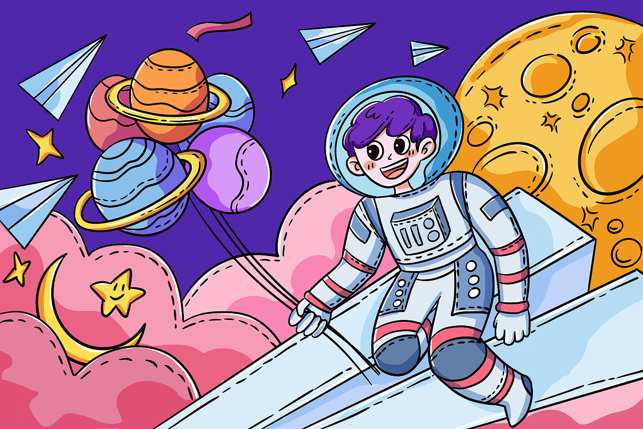 儿童节涂鸦doodle（图ZMjU3MjMzMjI0） - 商业插画 - 站酷设计师小屿小号原创素材 - 站酷ZCOOL