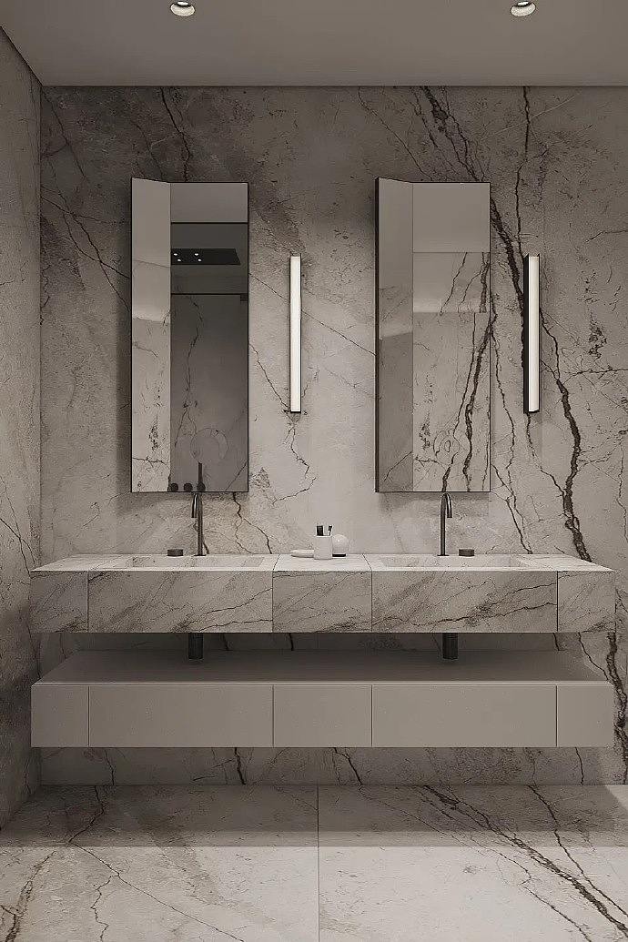 288㎡大平层，简约高级的现代美学