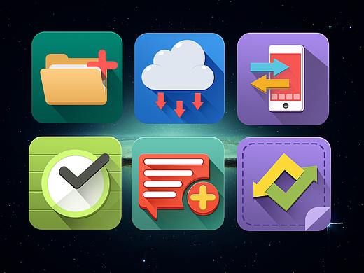 扁平化图标临摹（个人主页-ZMjU4NDAwMTY=） - 图标 - 站酷设计师葛祎凡原创素材 - 站酷ZCOOL