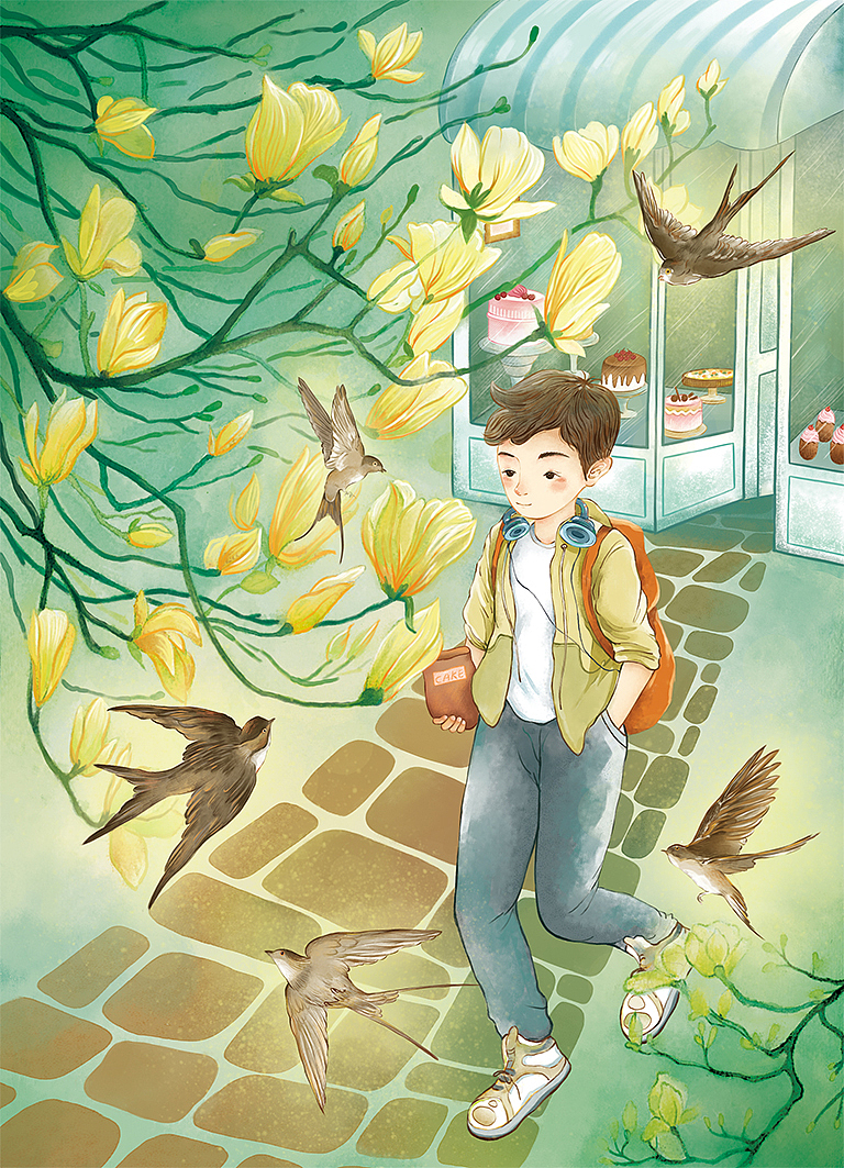 校园小说的一些插画～（图ZMTU3MDc1NjQw） - 儿童插画 - 站酷设计师雲白Leshy原创素材 - 站酷ZCOOL