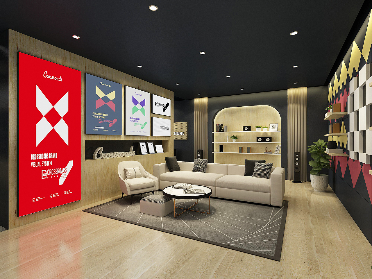 Crossroads音箱品牌店（图ZMjg1ODczNDgw） - 商业空间设计 - 站酷设计师星饰界设计原创素材 - 站酷ZCOOL