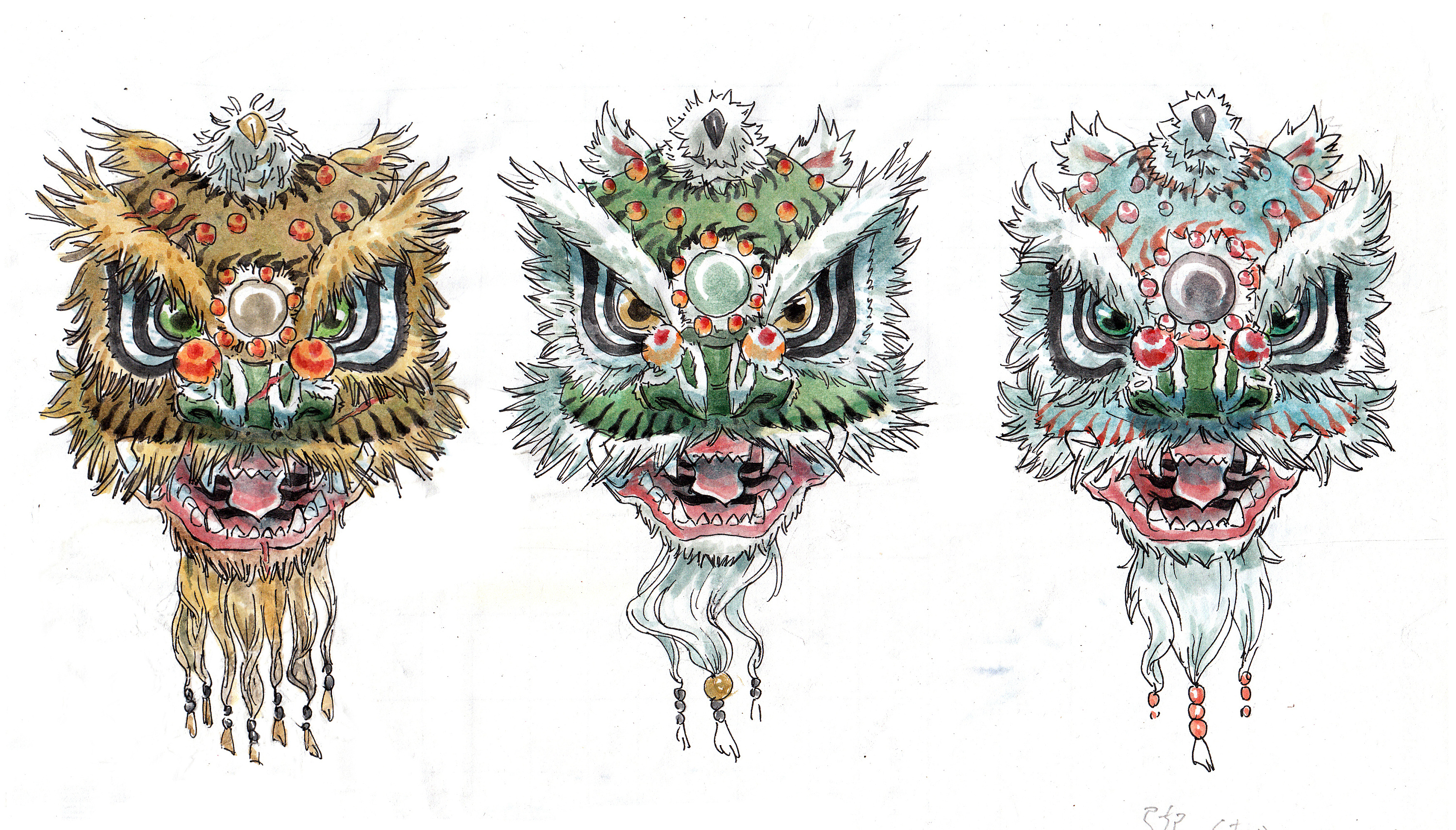 《醒魂》系列绘画作品