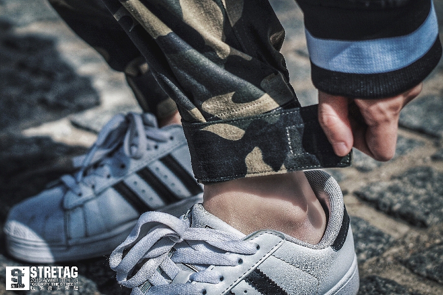 国潮原创品牌STRETAG™思锐泰格“适者生存”迷彩束脚裤