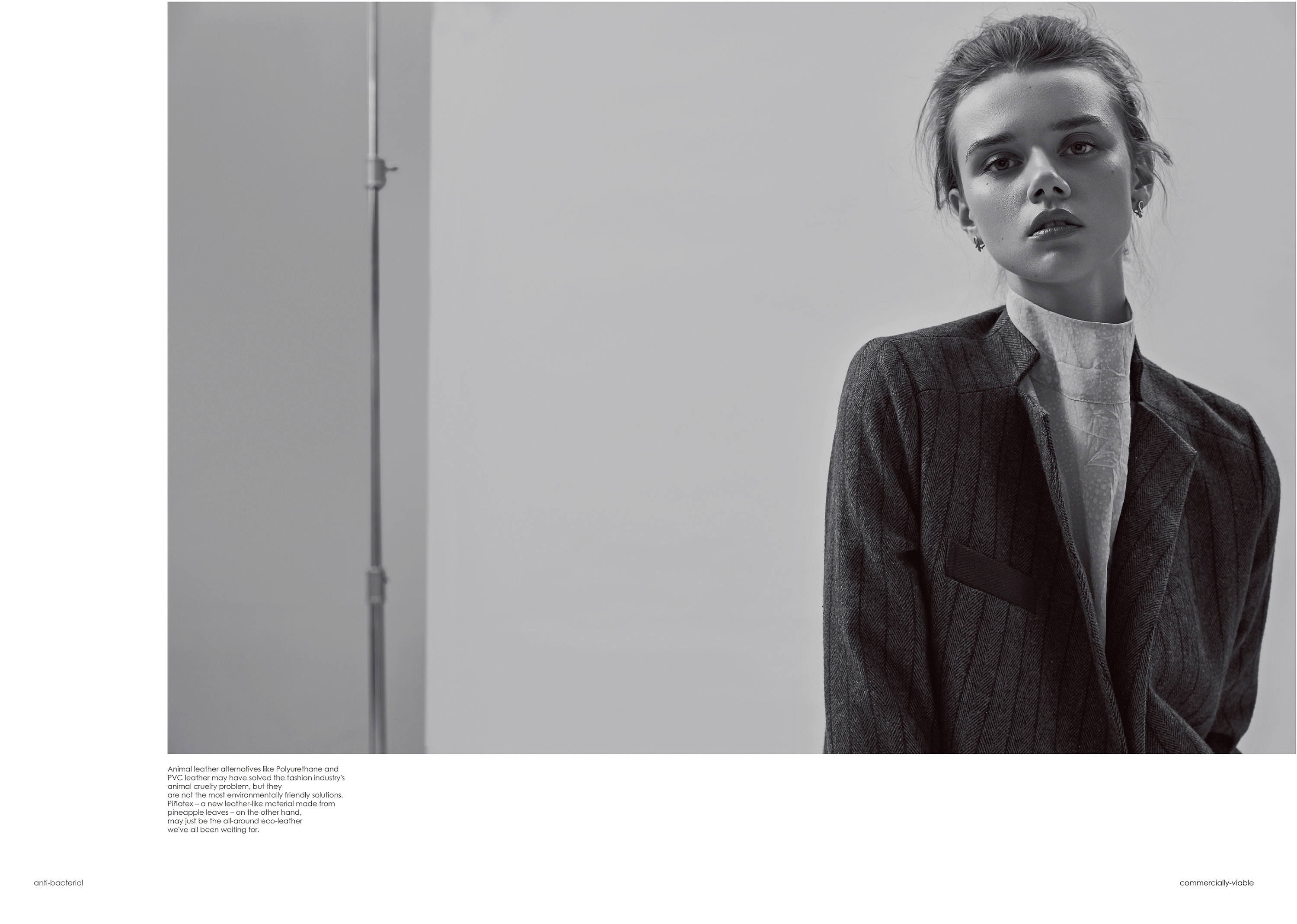 黑白商业服装拍摄