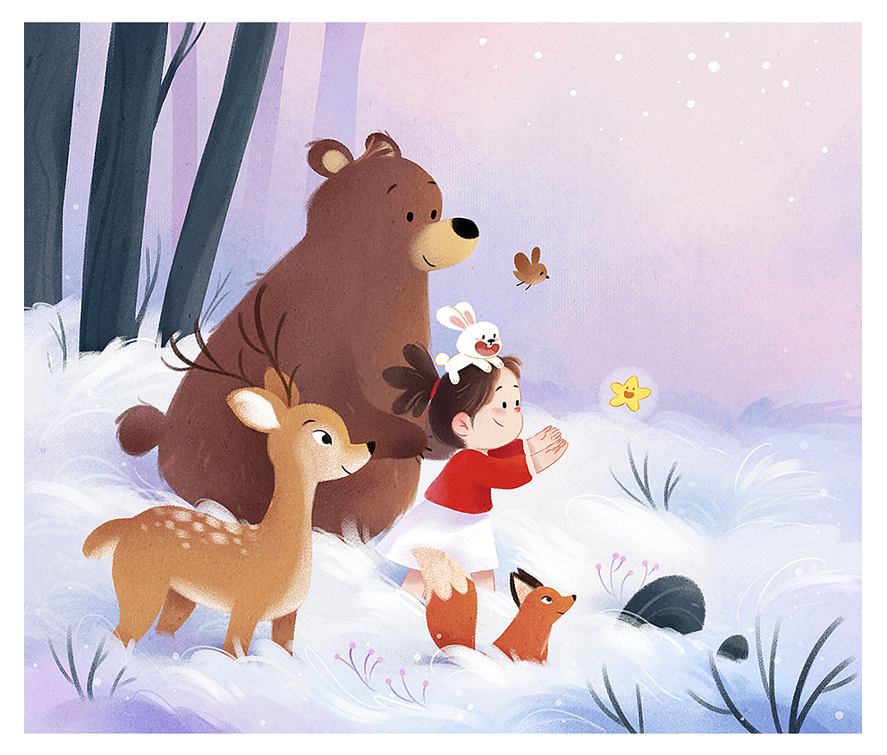 插画合集（图ZMjg4NjUzMDY4） - 儿童插画 - 站酷设计师北山麻雀原创素材 - 站酷ZCOOL