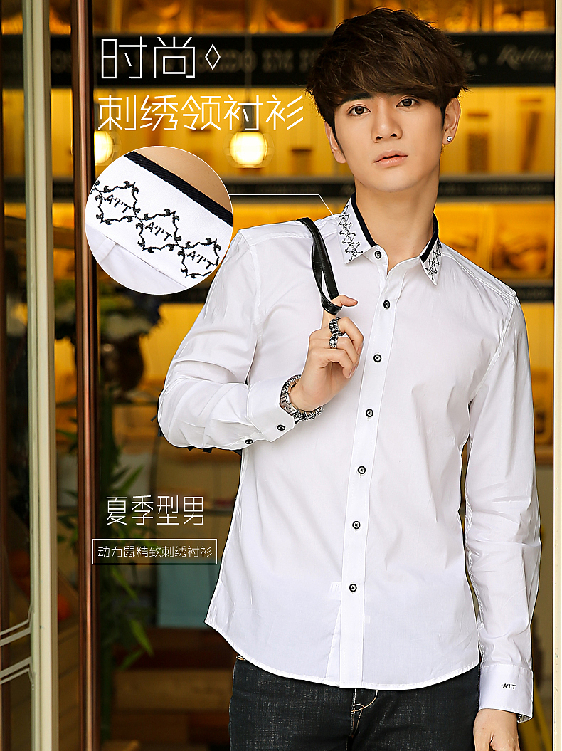 男装详情页海报/衬衫海报/详情页海报/详情页第一屏海报