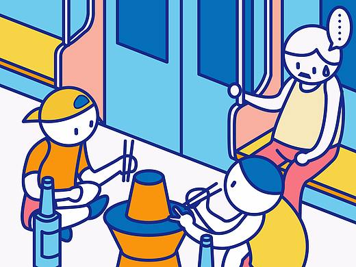 SUBWAY | 地铁公益海报设计