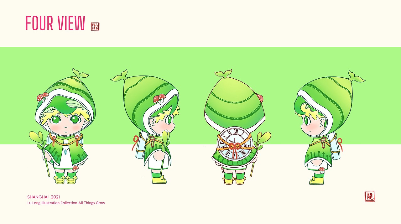 2021上半年作品集“万物生长”（图ZMjU3NjkyMTg4） - 商业插画 - 站酷设计师龍二三三原创素材 - 站酷ZCOOL