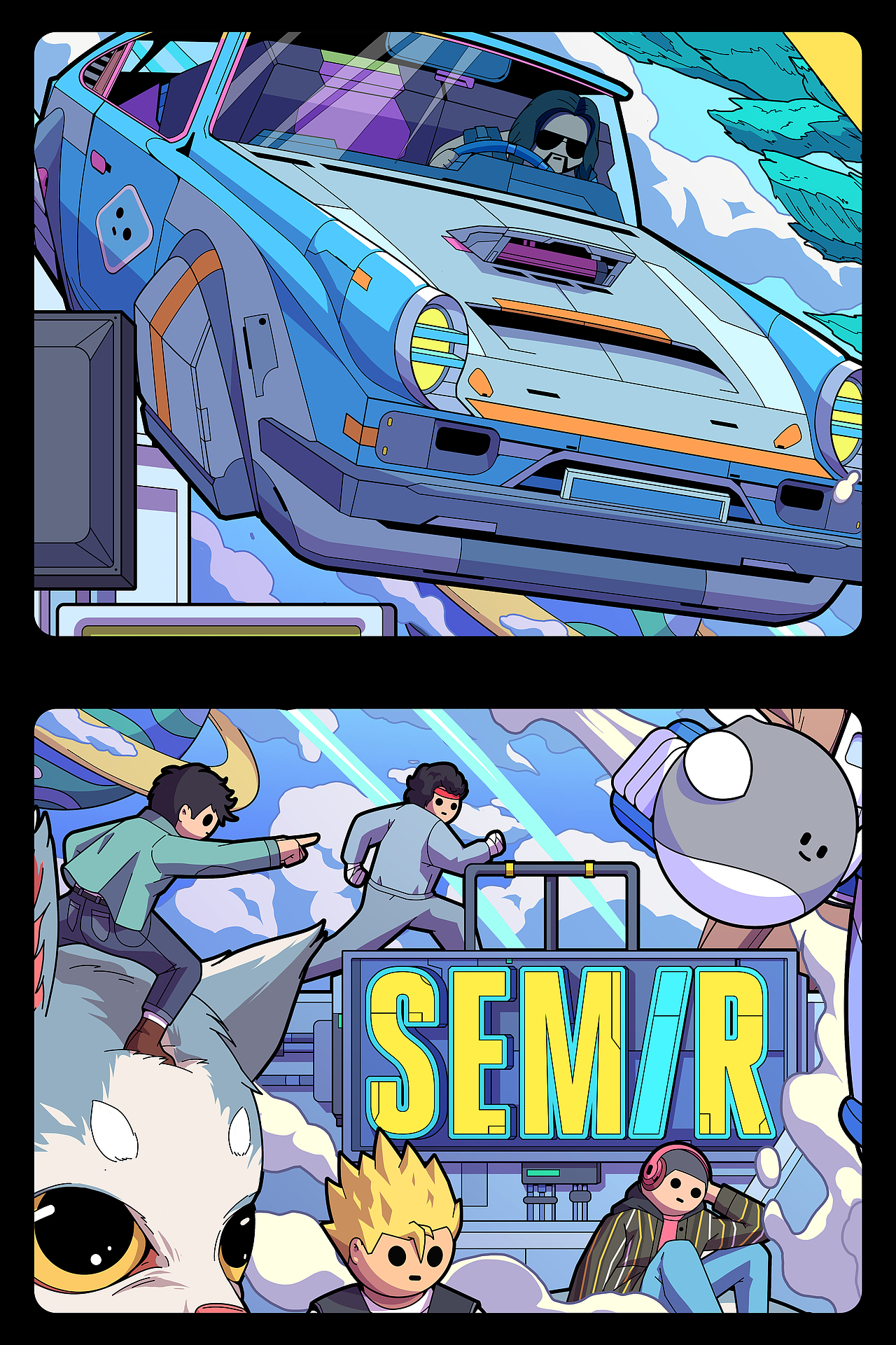 MVM X SEMIR 视觉KV（图ZMjc4ODI3MTcy） - 商业插画 - 站酷设计师我是子鉴吗原创素材 - 站酷ZCOOL