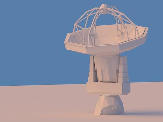 Blender Low-Poly 練習--- 雷達和望遠鏡（個人主頁-ZMzMyNDk4MTI=） - 建筑/空間 - 站酷設計師EveningDust原創(chuàng)素材 - 站酷ZCOOL