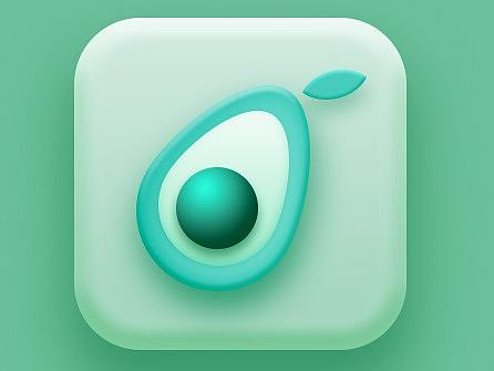 薄荷绿轻拟物图标练习