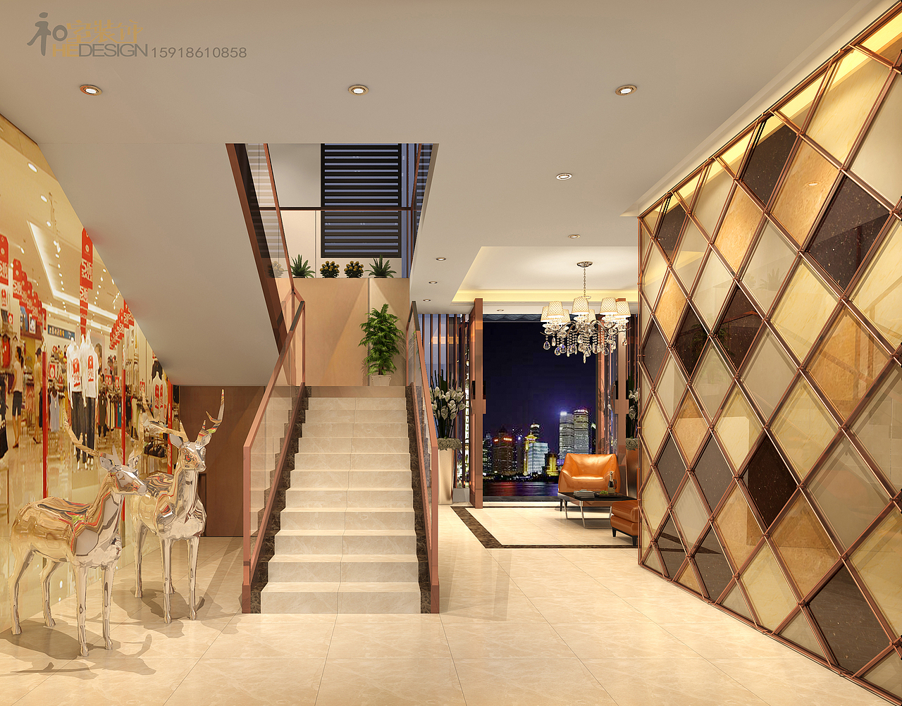 广州棋圣棋牌店装修设计|广州装修公司（图ZNzcxMDA5MzY=） - 家装设计 - 站酷设计师he1985原创素材 - 站酷ZCOOL