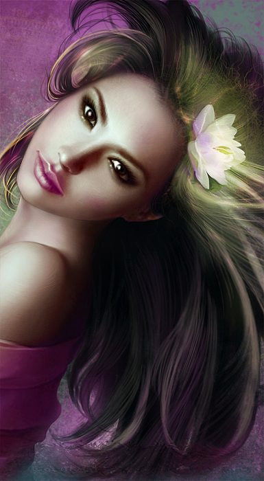 A beautiful woman（圖ZMTAwMjQ0OA==） - 商業(yè)插畫(huà) - 站酷設(shè)計(jì)師珂珂原創(chuàng)素材 - 站酷ZCOOL