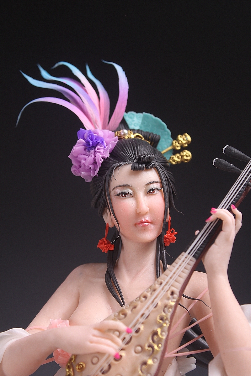 贺加贵面塑(玄幻神兽美女)