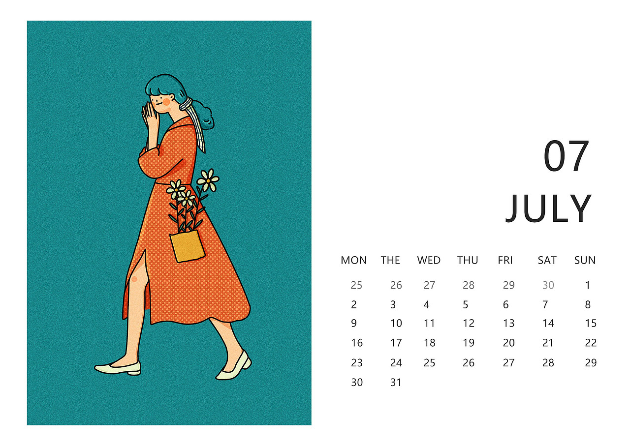 描邊風(fēng)格日歷（圖ZMjY4MzkyOTAw） - 創(chuàng)作習(xí)作 - 站酷設(shè)計(jì)師會(huì)繪畫屋原創(chuàng)素材 - 站酷ZCOOL