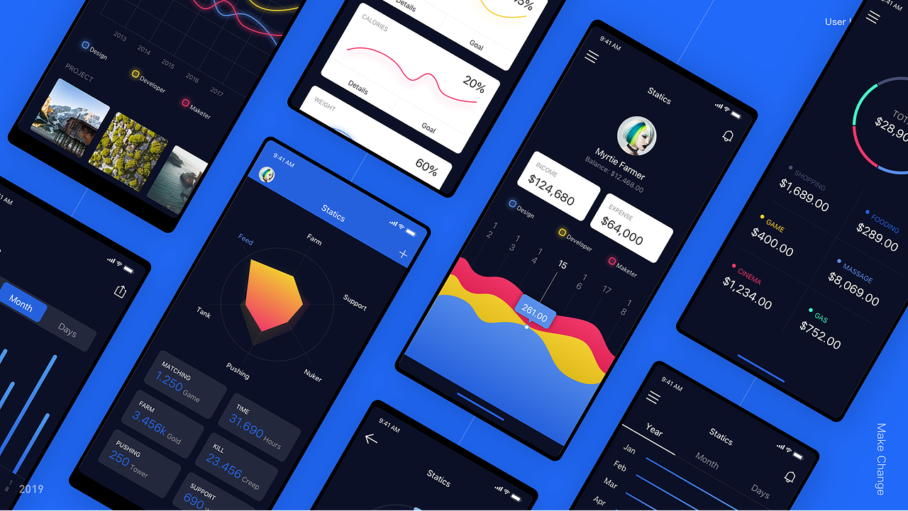 2019临摹追波集（图ZMTYyMjQyOTgw） - APP界面 - 站酷设计师无尽的宿命原创素材 - 站酷ZCOOL