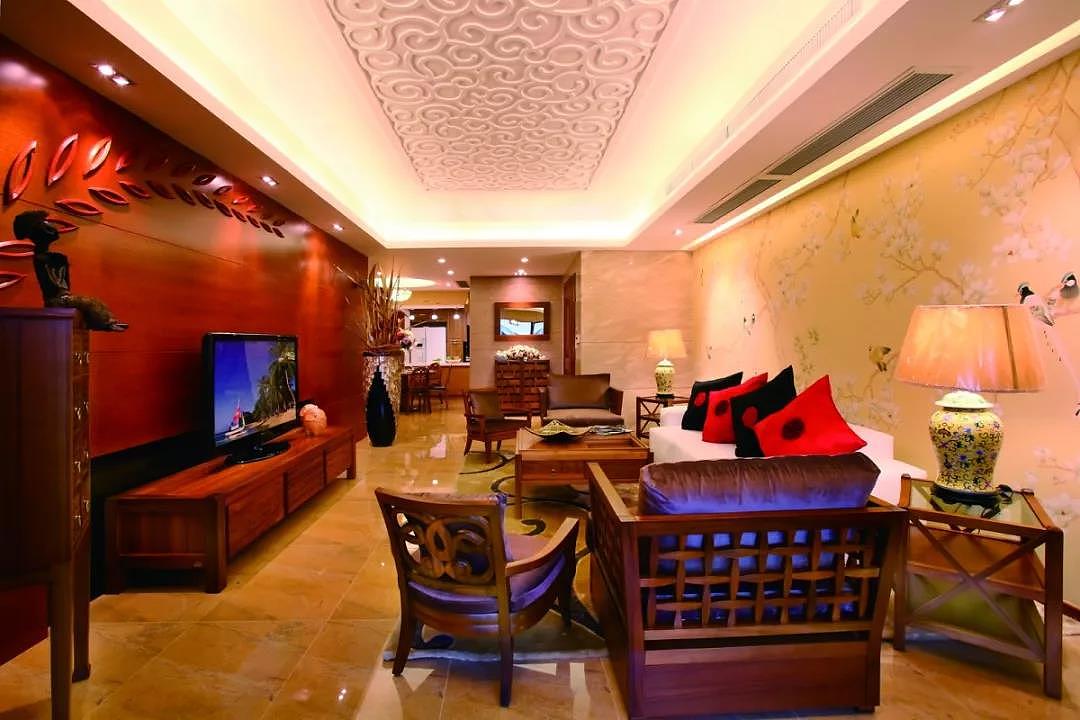 东南亚·红叶（图ZMTg1NzY2Njc2） - 家装设计 - 站酷设计师半条鱼设计工作室原创素材 - 站酷ZCOOL