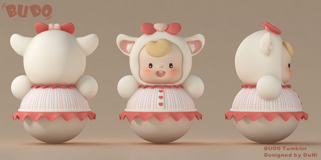 BUDO潮玩设计—摩点潮玩大赛（图ZMjY5ODEyNTEy） - 手办/模玩 - 站酷设计师嘟呢原创素材 - 站酷ZCOOL