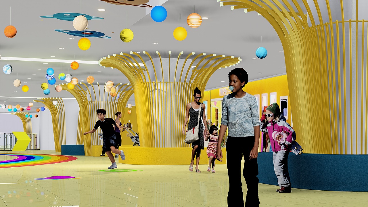 花都汇星儿童商场改造