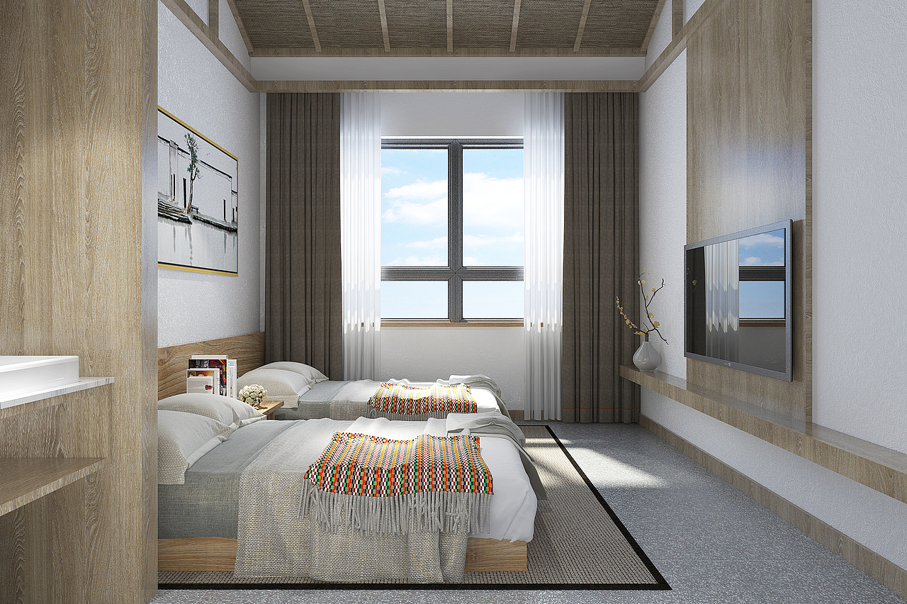 开封余店民宿设计（图ZMTgxMjk4NTQ4） - 家装设计 - 站酷设计师本舍空间设计原创素材 - 站酷ZCOOL