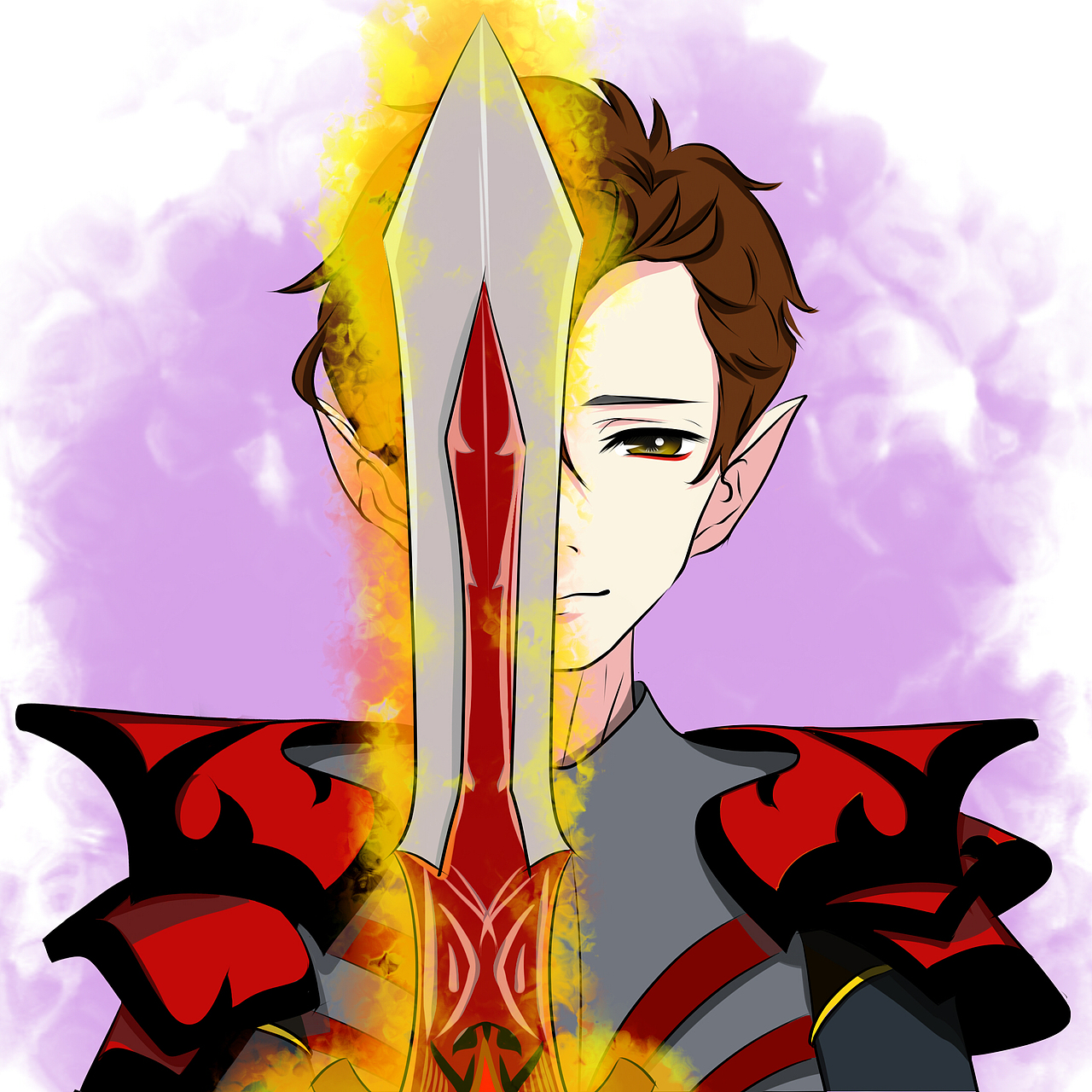 手绘dota2  龙骑士