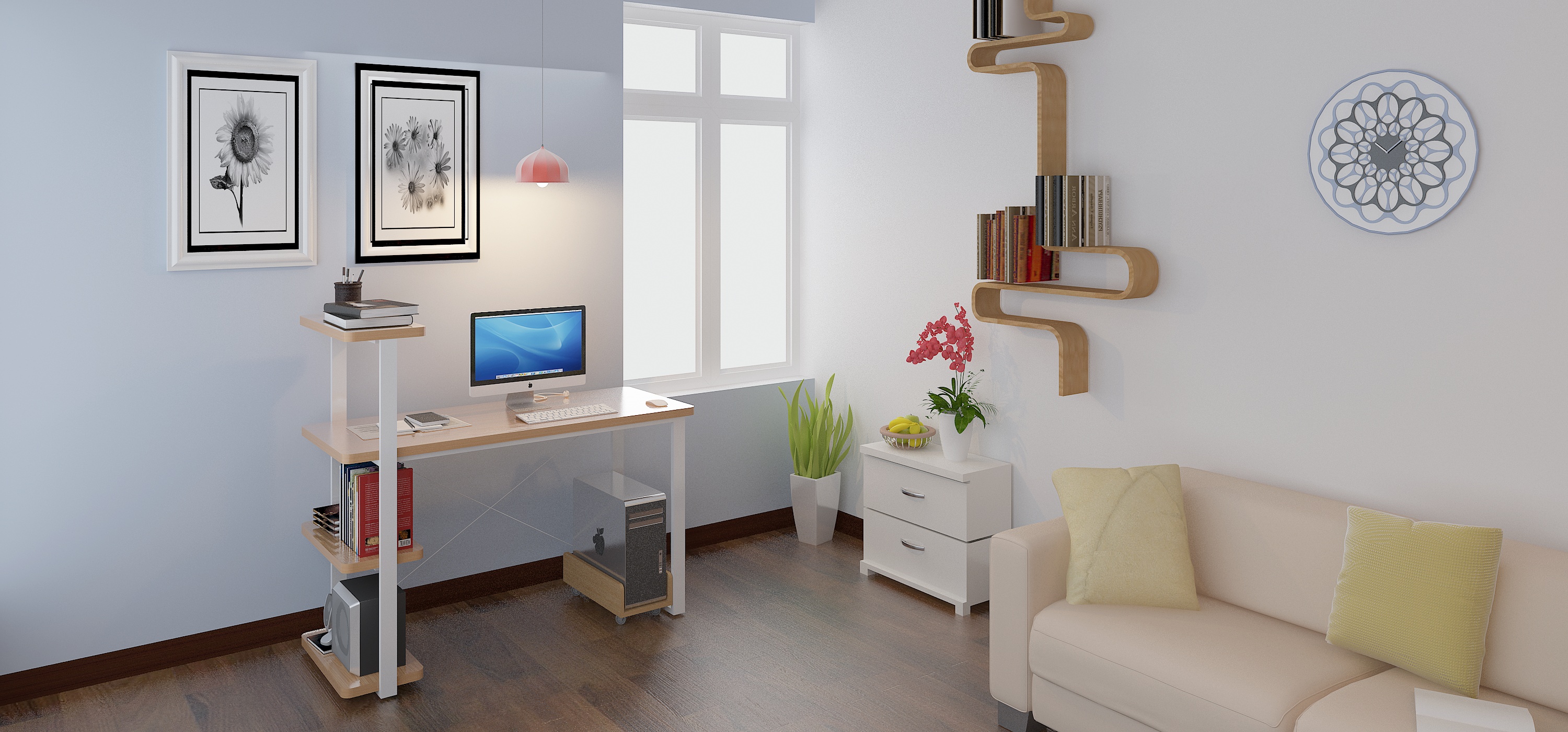 书房1|三维|场景|我就不告诉你 - 原创作品 - 站酷 (zcool)