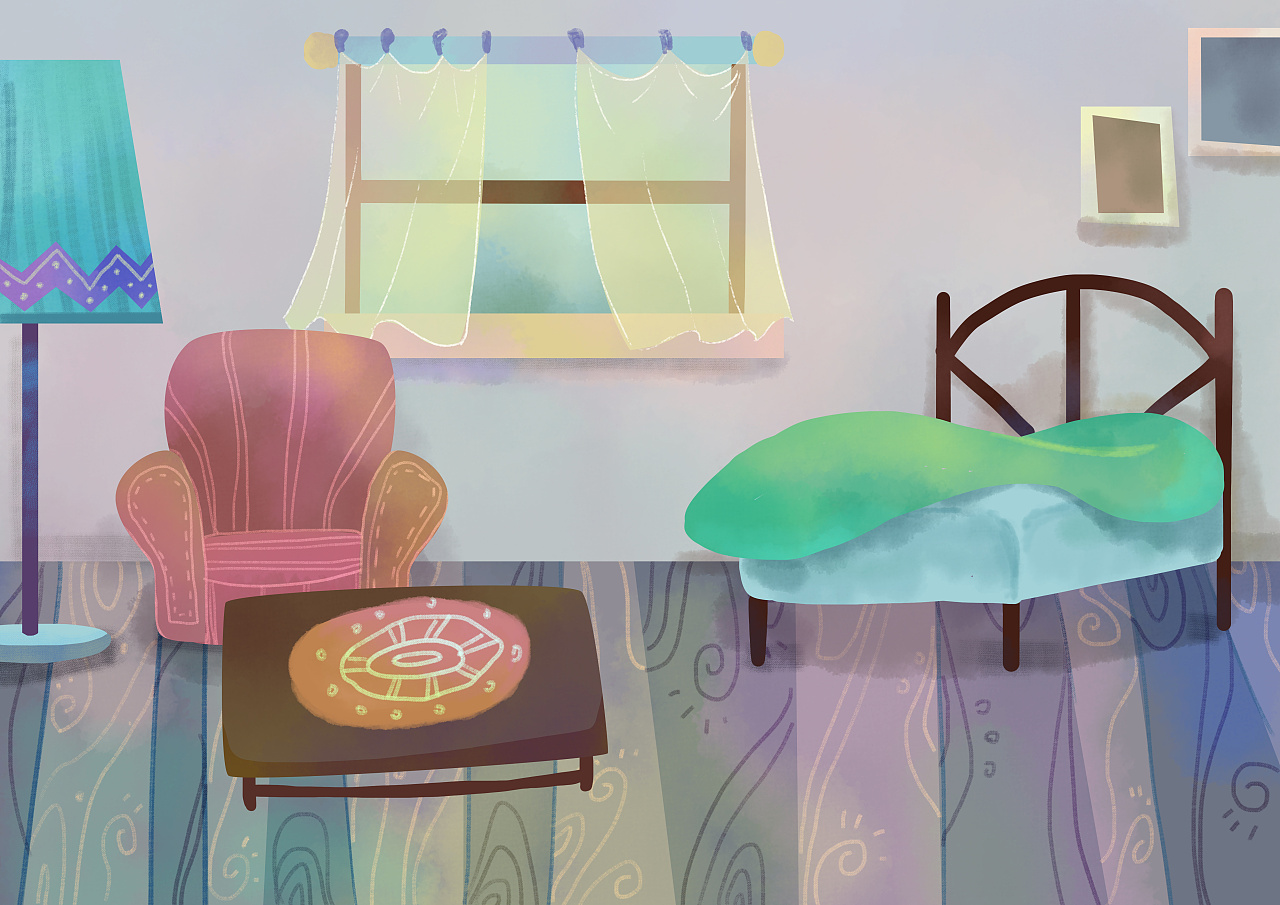 房间|插画|创作习作|掀脑壳 - 原创作品 - 站酷 (zcool)