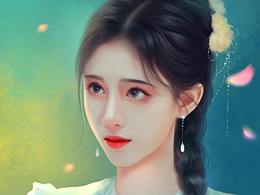 转手绘——嘉南郡主（姜保宁）