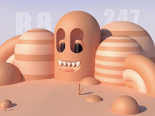 C4D低多边形练习