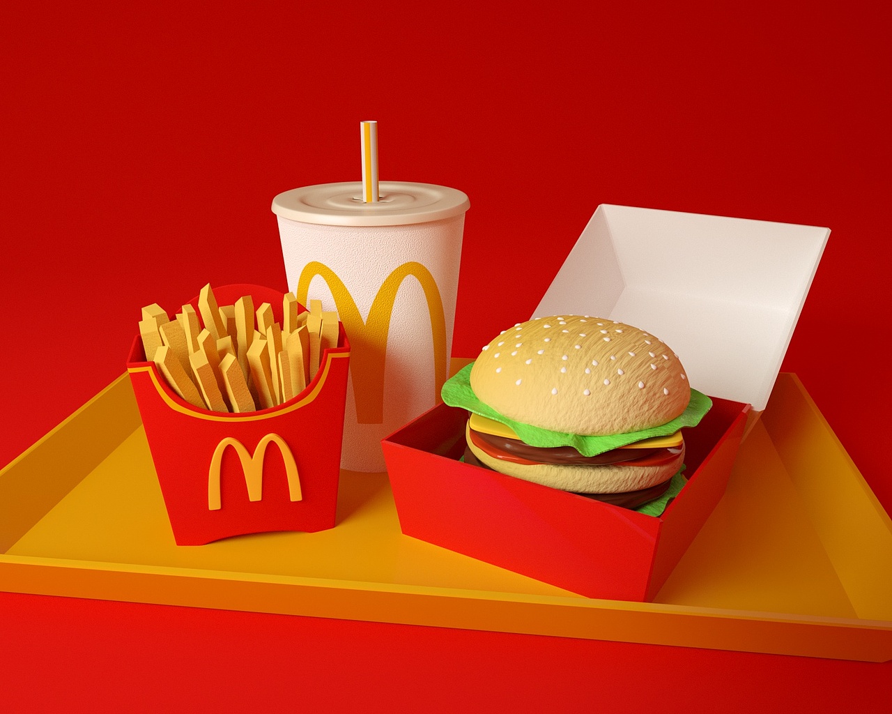 麦当劳巨无霸创意动画