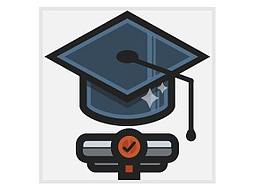 「日常练习」AI绘制：学士帽 电脑 勋章 笔记本