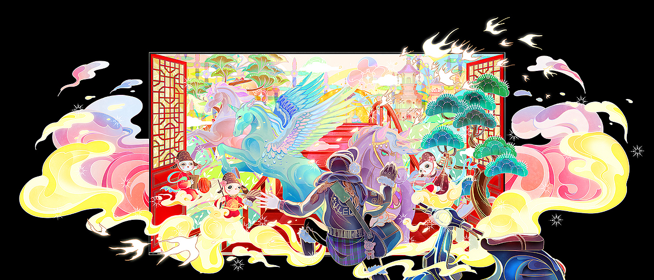 ULED之旅（图ZMjg1MDMzNTgw） - 海报 - 站酷设计师小王姐姐可爱多原创素材 - 站酷ZCOOL