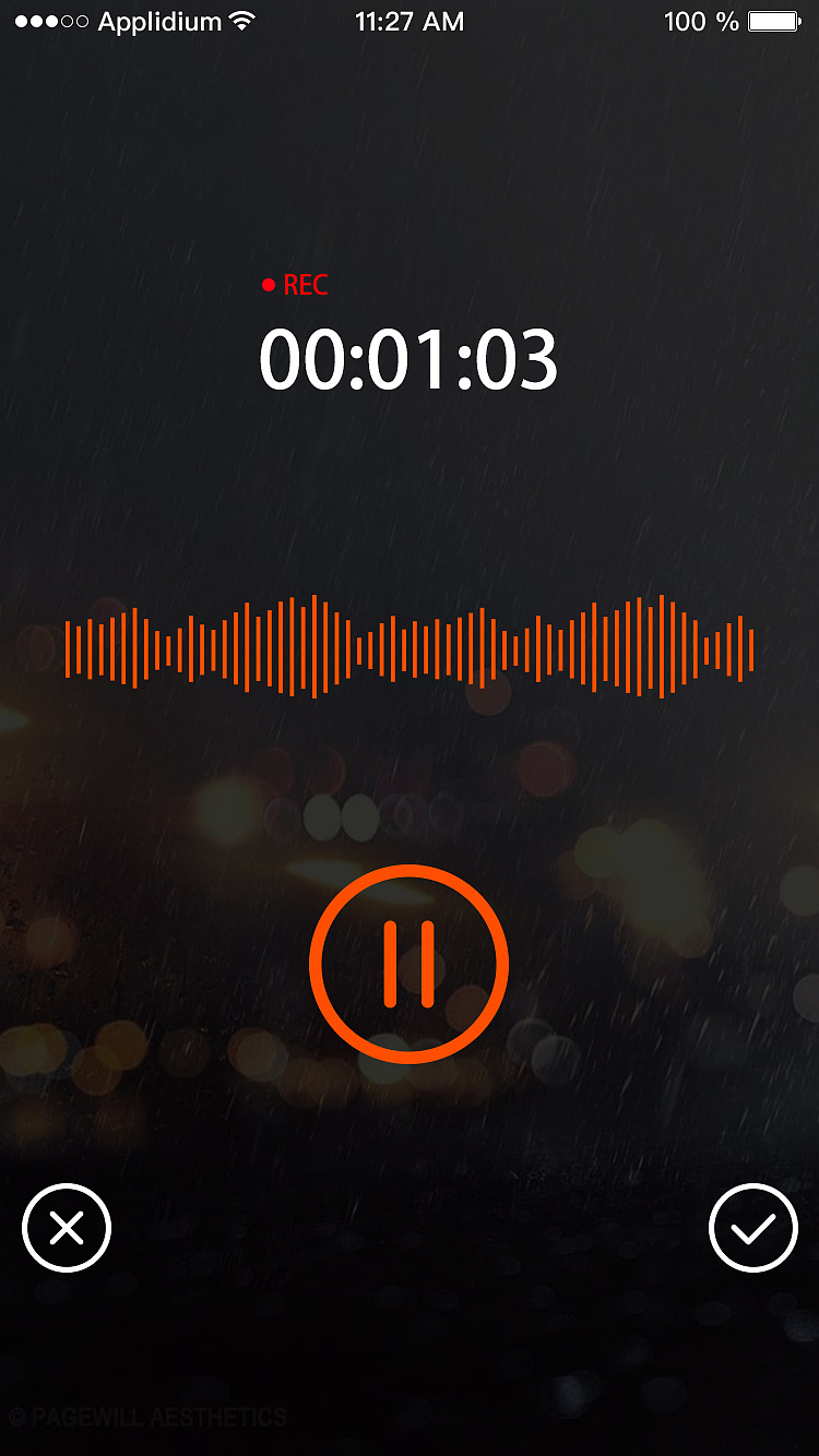 余音录音app|ui|app界面|moniquemm - 原创作品 - 站酷 (zcool)
